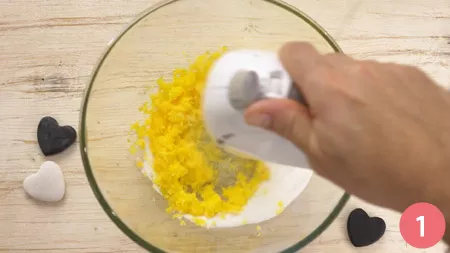 Torta di ricotta e gocce di cioccolato - Passo 1