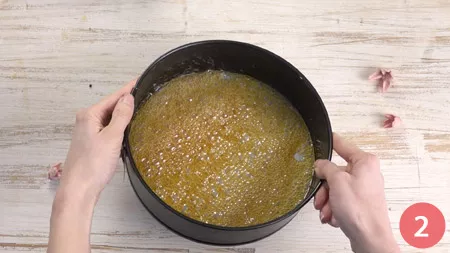 Torta rovesciata alle pesche - Passaggio 2