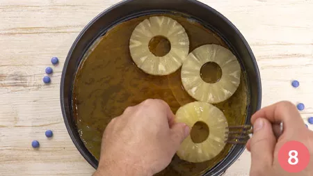 Torta rovesciata all'ananas - Passaggio 8