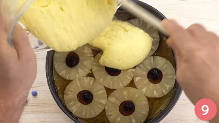Torta rovesciata all'ananas - Passaggio 9