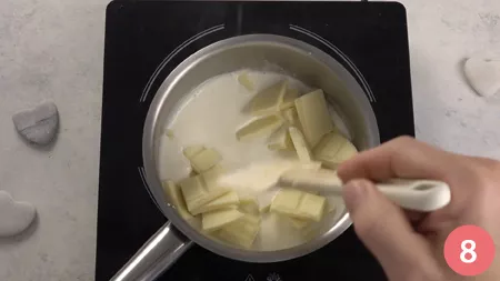 Torta Sacher al cioccolato bianco - Passaggio 8