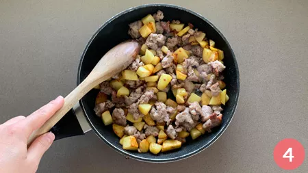 Torta salata ai funghi - p4