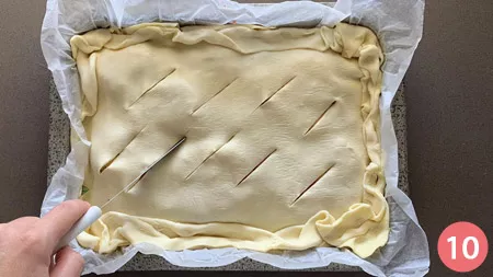 Torta salata alla parmigiana - P10