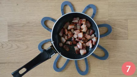 Torta salata con fiori di zucca - p7