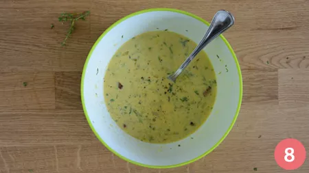 Torta salata con fiori di zucca - p8