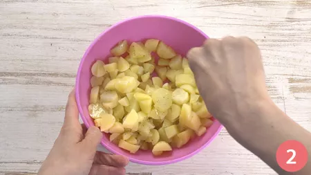 Torta salata con patate - P2