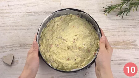 Torta salata con ricotta e speck - Passaggio 10