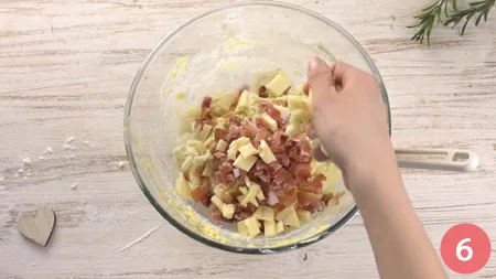Torta salata con ricotta e speck - Passaggio 6