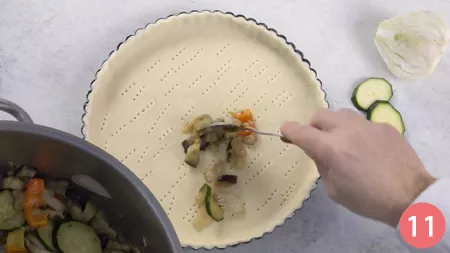 Torta salata con verdure - Passaggio 11