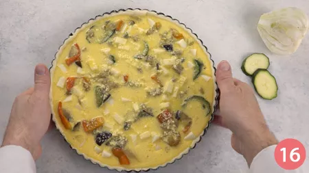 Torta salata con verdure - Passaggio 16