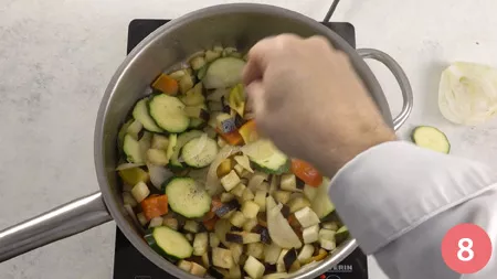 Torta salata con verdure - Passaggio 8