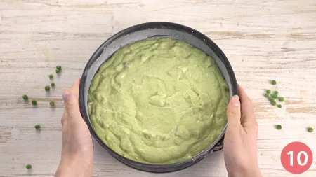 Torta salata di piselli e ricotta - Passaggio 10