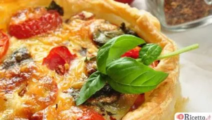 Torta salata di pomodorini