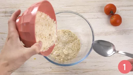 Torta salata con pomodorini, tonno e olive - Passaggio 1