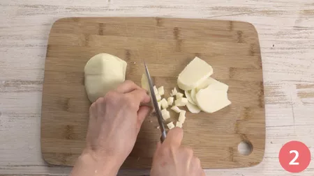 Torta salata prosciutto e formaggio - P2