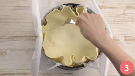 Torta salata prosciutto e formaggio - P3