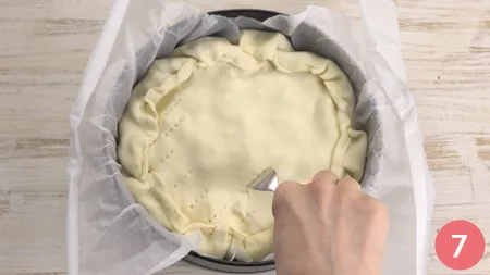 Torta salata prosciutto e formaggio - P7