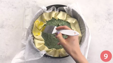 Torta salata ricotta e spinaci - P 9