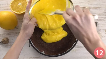 Torta sbriciolata alla crema d'arancia - Passaggio 12