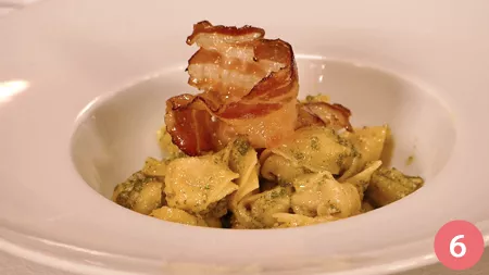 Tortellini con salsa di mandorle e salvia - Passaggio 6