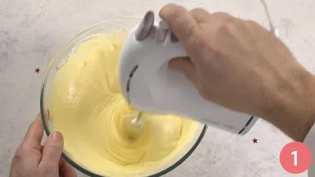 Tronchetto di Natale bianco - Passaggio 1