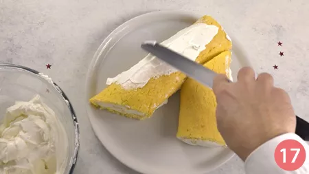 Tronchetto di Natale bianco - Passaggio 17