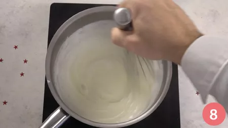 Tronchetto di Natale bianco - Passaggio 8