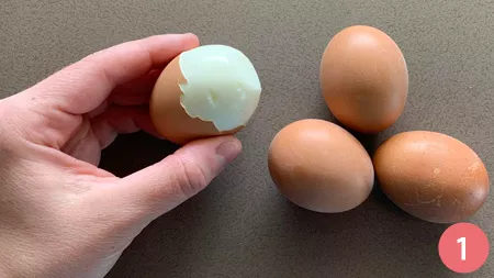 Uova sode ripiene - P1