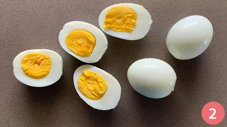 Uova sode ripiene - P2