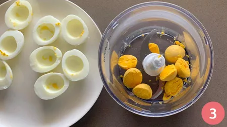 Uova sode ripiene - P3