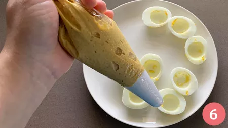 Uova sode ripiene - P6