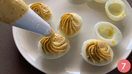 Uova sode ripiene - P7