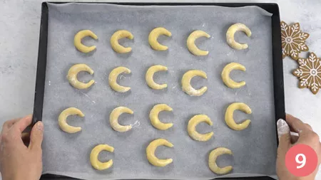 Vanillekipferl - Passaggio 9