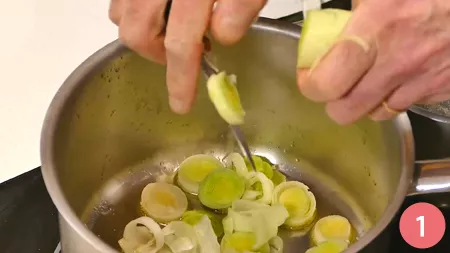 Vellutata di patate - Passaggio 1