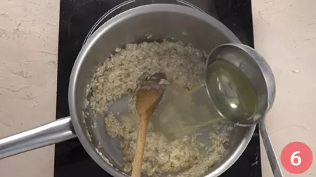 Zucchine ripiene di riso - Passaggio 6