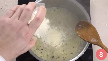 Zucchine ripiene di riso - Passaggio 8