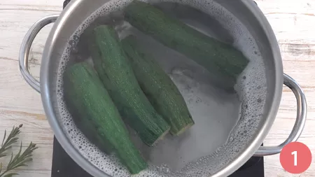 Zucchine ripiene di tonno - Passaggio 1