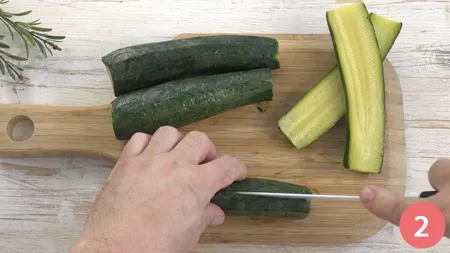 Zucchine ripiene di tonno - Passaggio 2