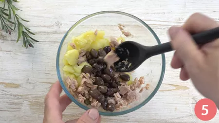 Zucchine ripiene di tonno - Passaggio 5