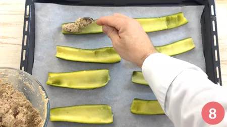 Zucchine ripiene di tonno - Passaggio 8