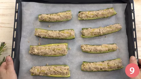 Zucchine ripiene di tonno - Passaggio 9