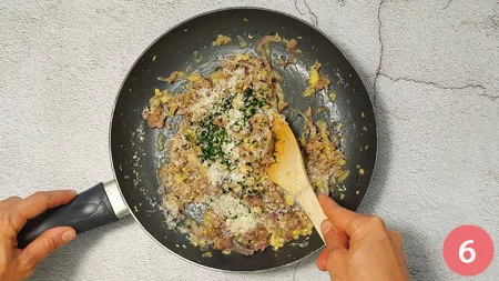 Zucchine tonde ripiene - P6