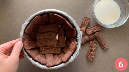 Zuccotto alle albicocche - passaggio 6