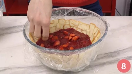 Zuccotto alle fragole - P8