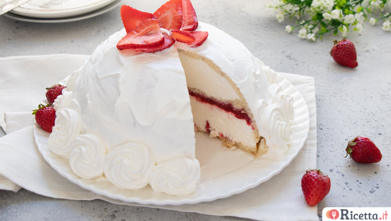 Zuccotto alle fragole