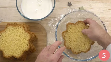 Zuccotto di pandoro con crema al torrone - Passo 5