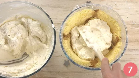 Zuccotto di pandoro con crema al torrone - Passo 7