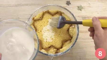 Zuccotto di pandoro con crema al torrone - Passo 8