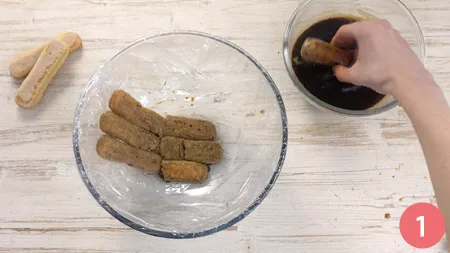 Zuccotto tiramisù - Passaggio 1