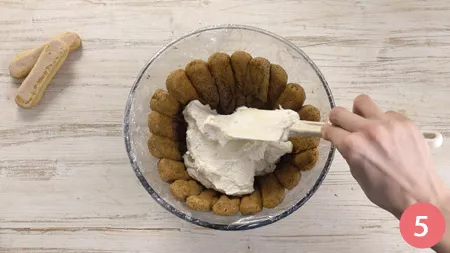 Zuccotto tiramisù - Passaggio 5